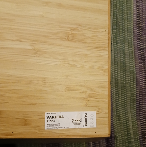 IKEA VARIERA Large Flatware Cutlery Tray Kitchen Drawer Organizer Bamboo ๐ฑ - Picture 2 of 7